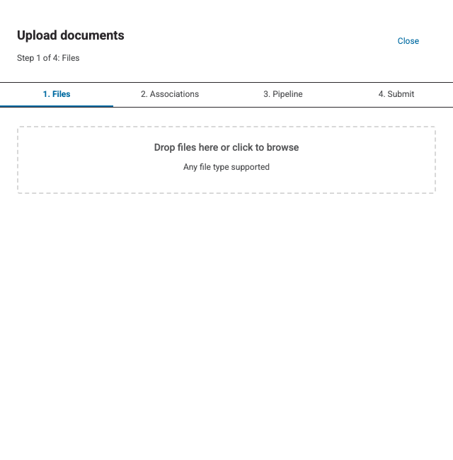 Adding files to a Document AI upload